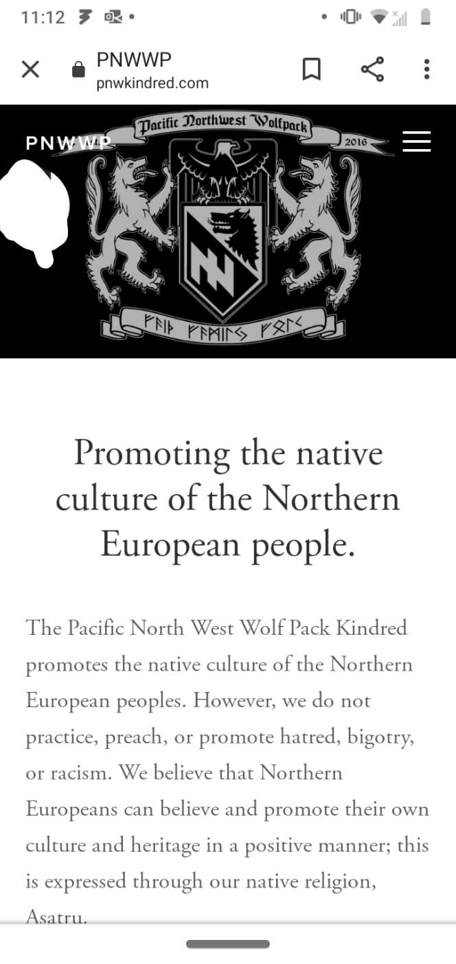 Title page of the PNWWP website